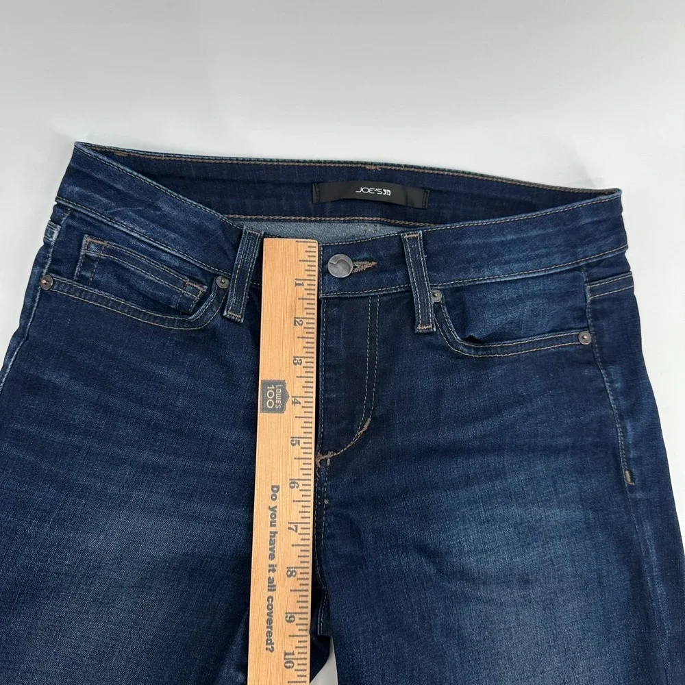 Joe's Jeans Womens 28 Blue Denim Dark Wash Diane Mid-Rise Curvy Bootcut Stretch